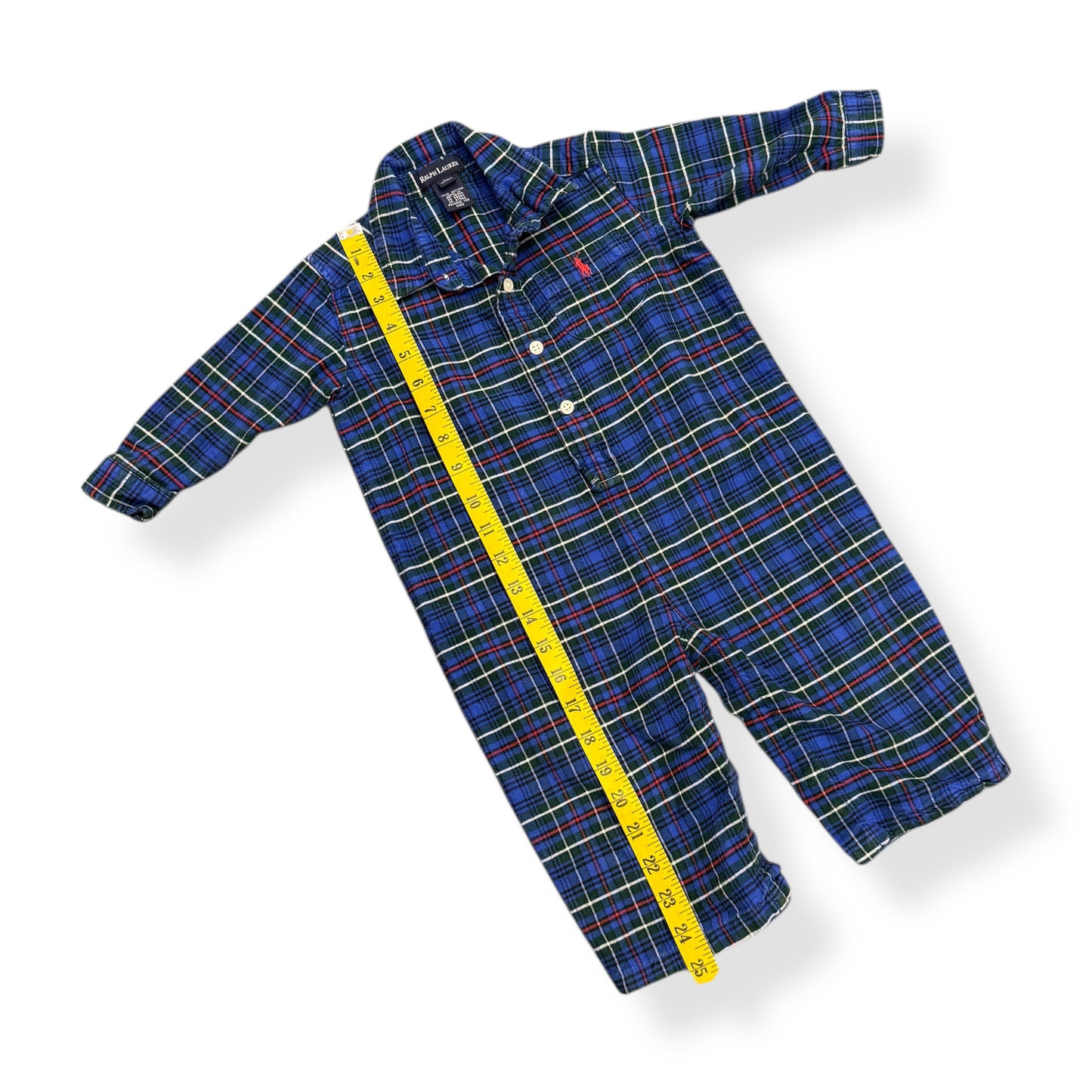 2010s Ralph Lauren Plaid Jumper (18-24M)