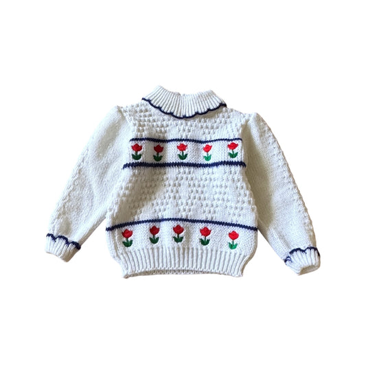 Rose Knit Sweater (12M)
