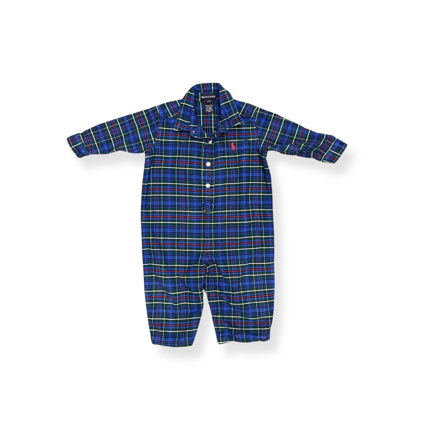 2010s Ralph Lauren Plaid Jumper (18-24M)