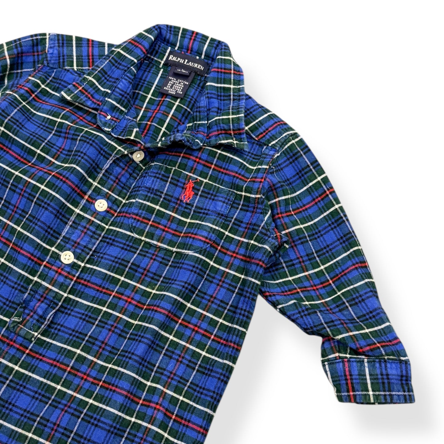 2010s Ralph Lauren Plaid Jumper (18-24M)