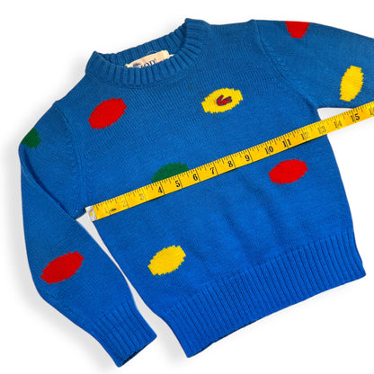 80s Lacoste Polka Dot Sweater (4T)