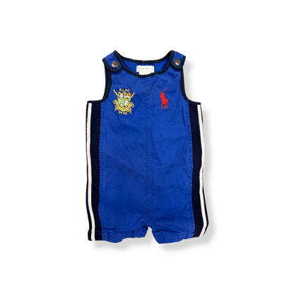 Ralph Lauren Polo Club Romper (6M)