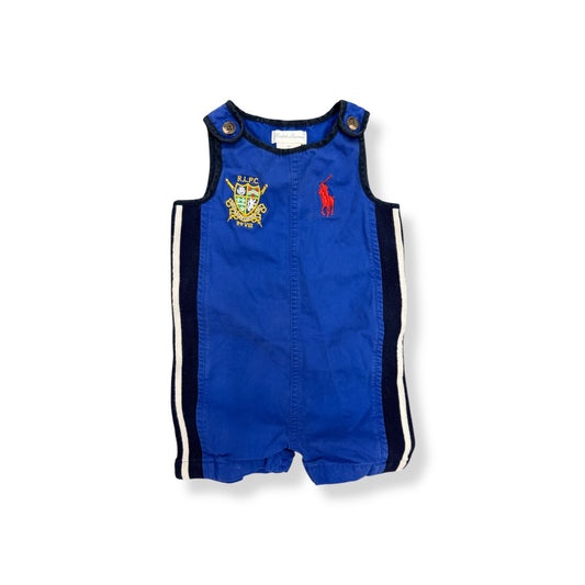 Ralph Lauren Polo Club Romper (6M)
