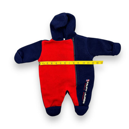 90s Polo Sport Fleece Bunting Suit (0-3M)