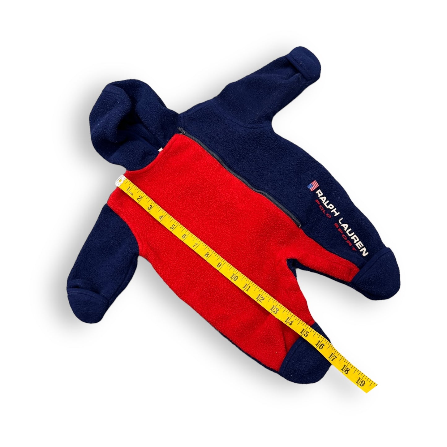 90s Polo Sport Fleece Bunting Suit (0-3M)