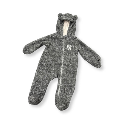 90s NY Yankees Teddy Bunting Suit (6-12M)