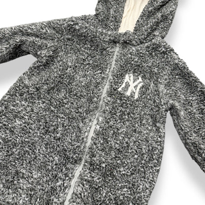 90s NY Yankees Teddy Bunting Suit (6-12M)