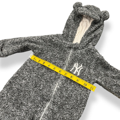 90s NY Yankees Teddy Bunting Suit (6-12M)