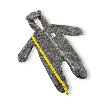 90s NY Yankees Teddy Bunting Suit (6-12M)